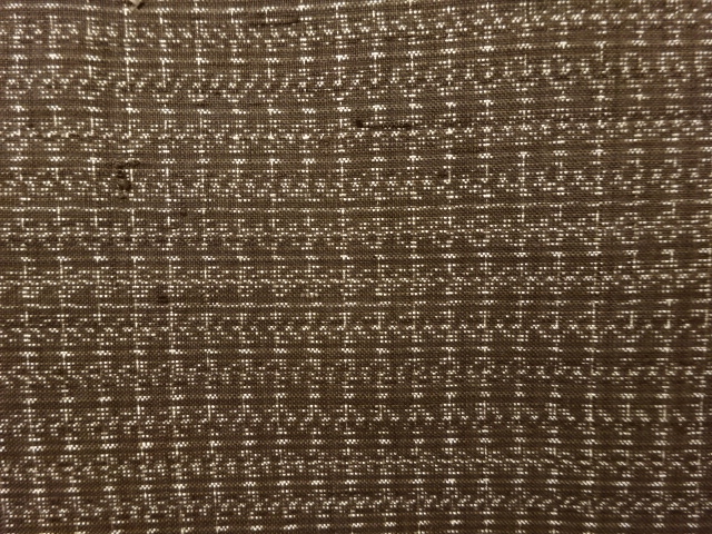 JAPANESE KIMONO / ANTIQUE MENS KIMONO / SILK / DORO OSHIMA TSUMUGI